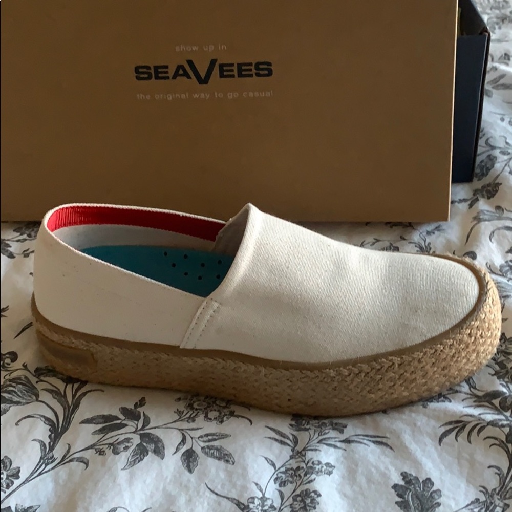 SeaVees espadrilles shoes size 7.5 off white